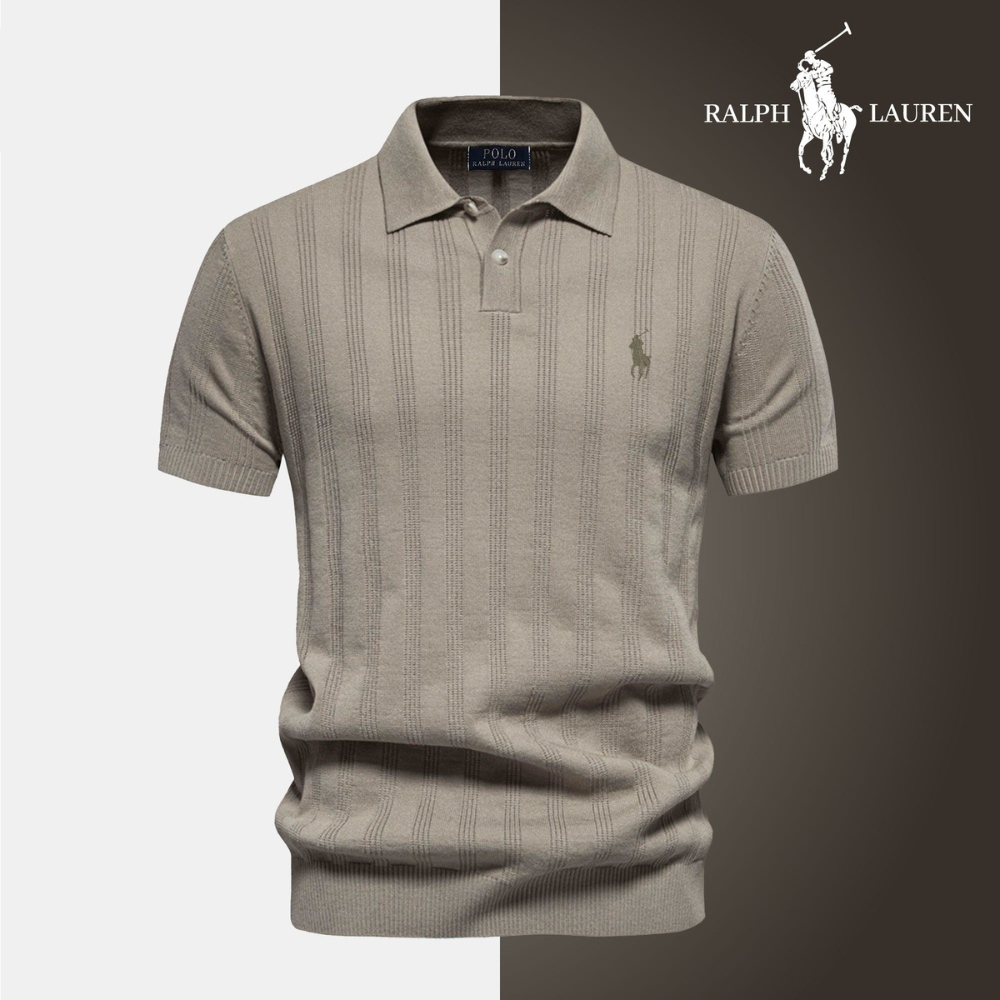 Polo testurizzata da uomo RL - Scorta limitata
