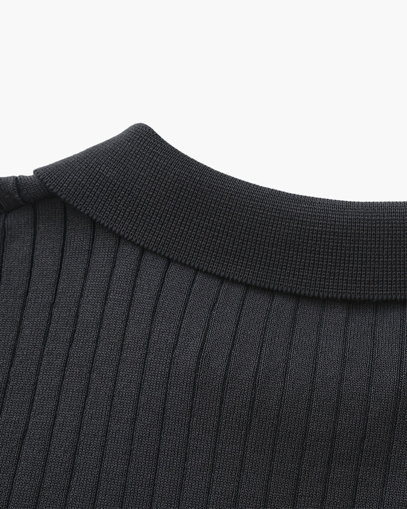 Polo a coste premium