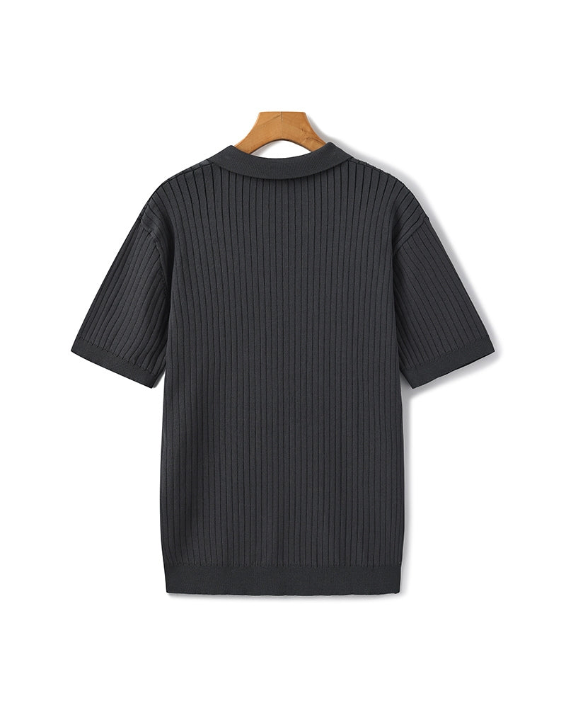 Polo a coste premium