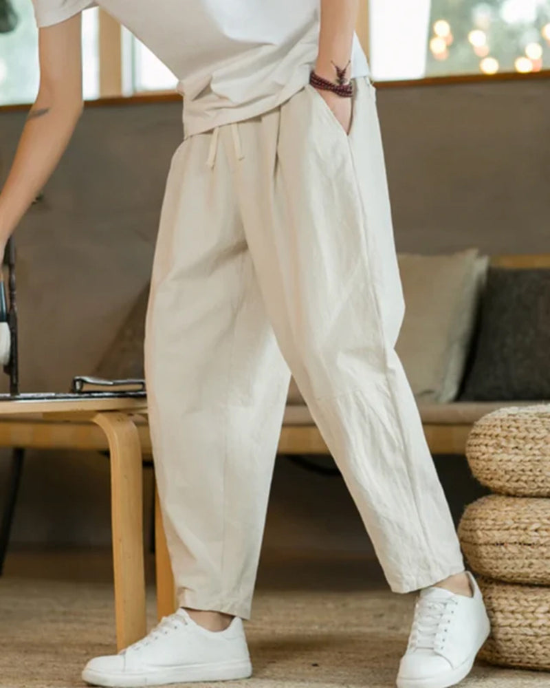 Pantaloni di cotone Cancun