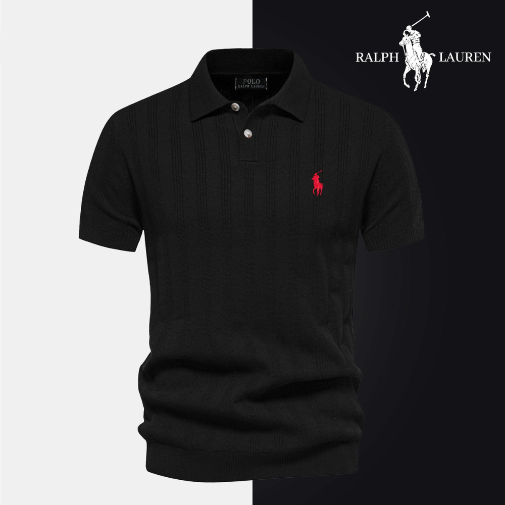 Polo testurizzata da uomo RL - Scorta limitata
