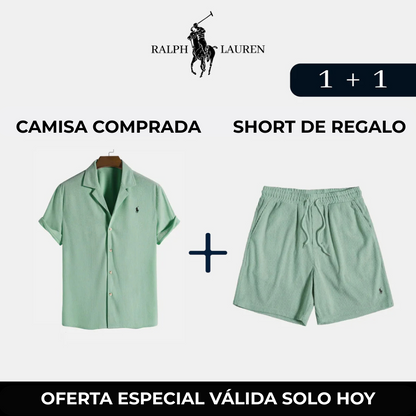 Pacchetto esclusivo R&amp;L: camicia elegante + pantaloncini regalo