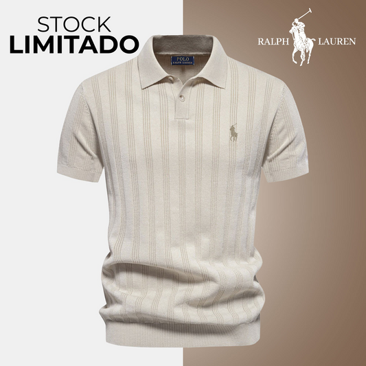 Polo testurizzata da uomo RL - Scorta limitata