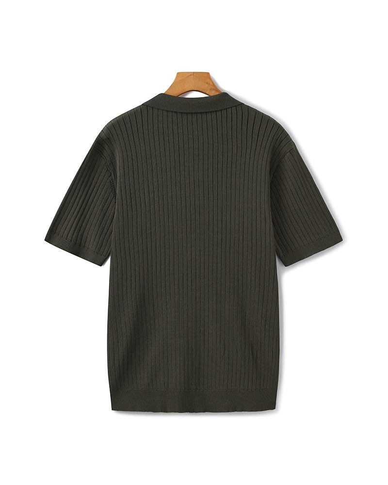Polo a coste premium