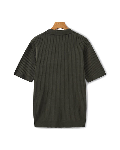 Polo a coste premium