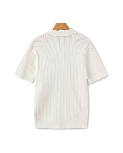 Polo a coste premium