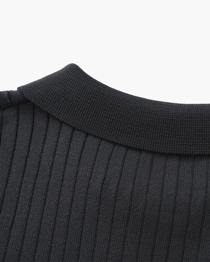 Polo a coste premium