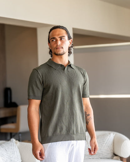 Polo a coste premium