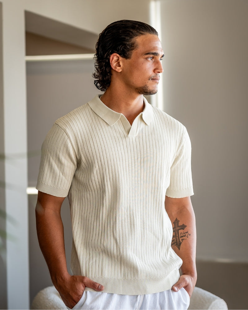 Polo a coste premium