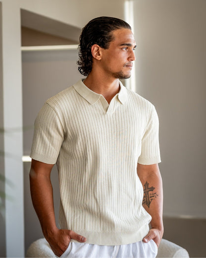 Polo a coste premium