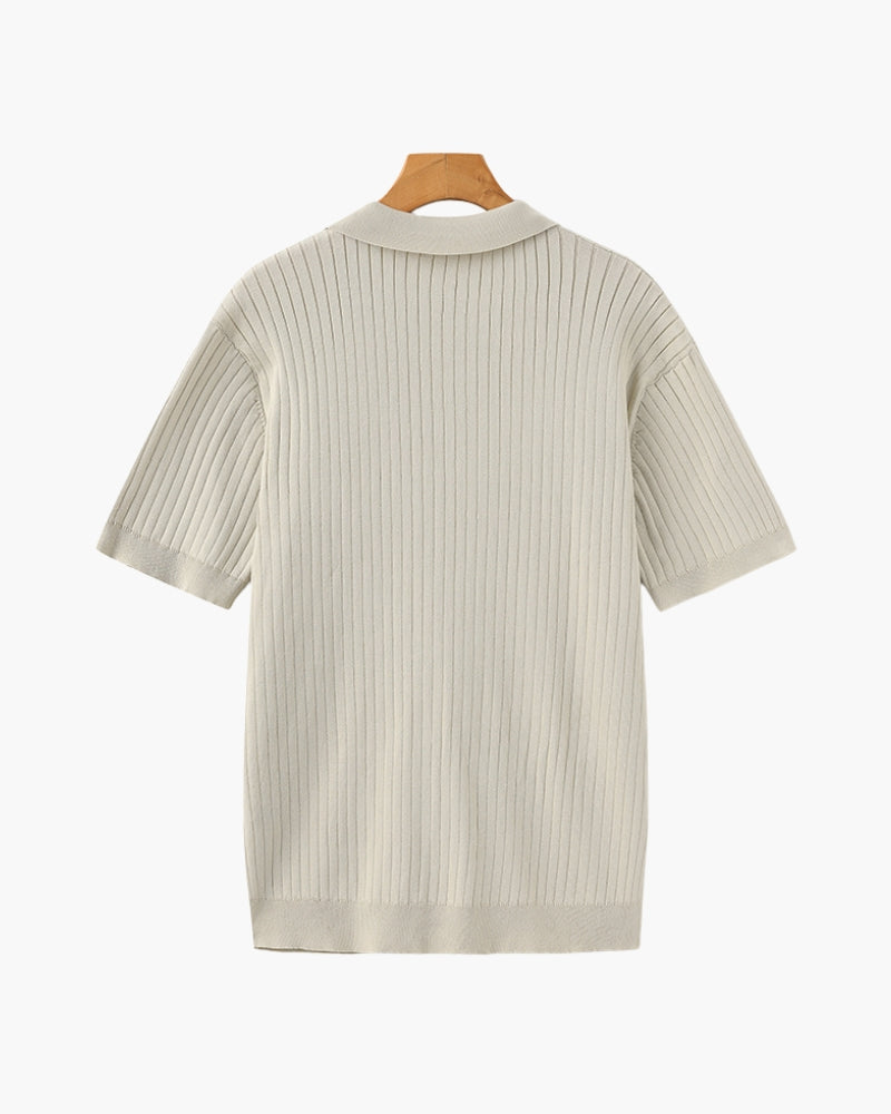 Polo a coste premium