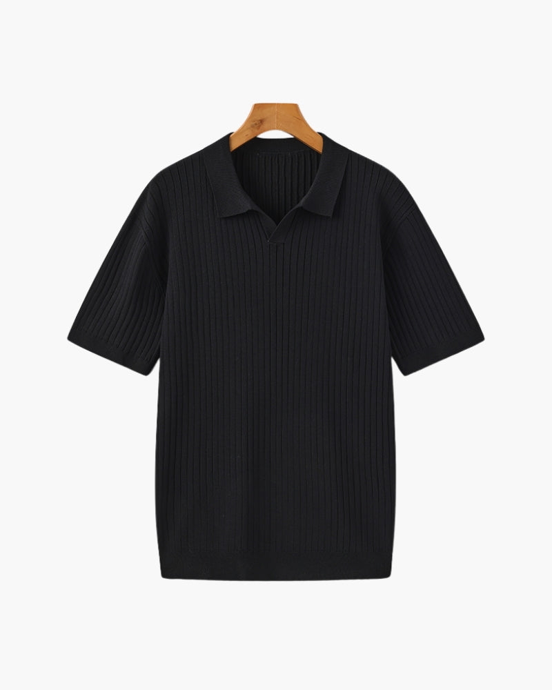 Polo a coste premium