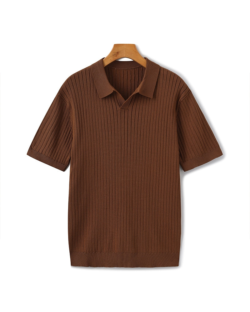 Polo a coste premium
