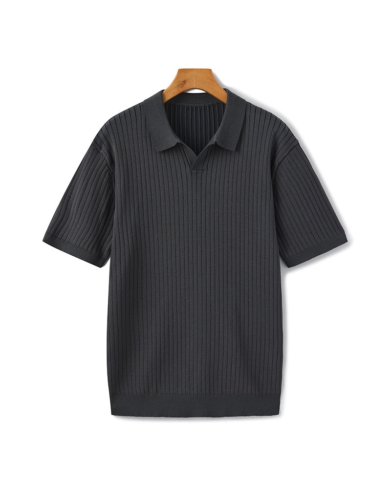 Polo a coste premium