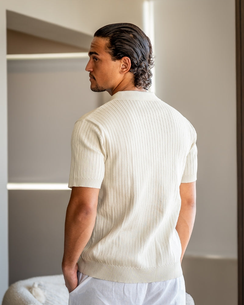 Polo a coste premium