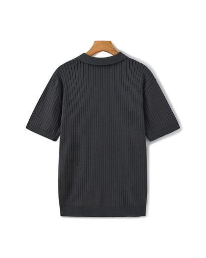 Polo a coste premium