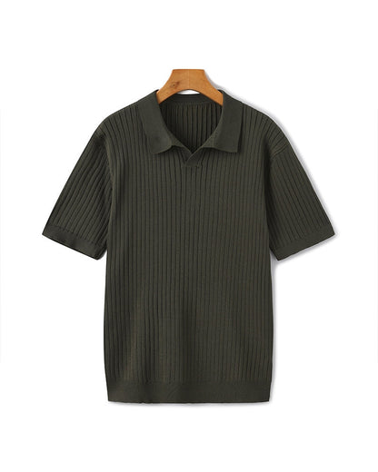 Polo a coste premium