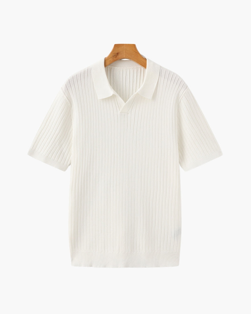 Polo a coste premium