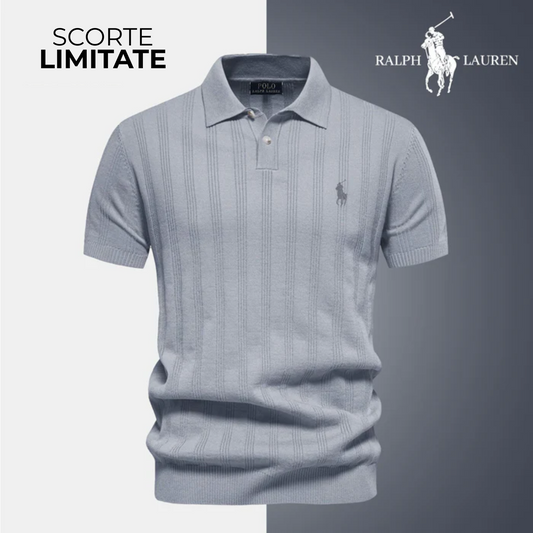 Polo Testurizzato da Uomo R&L
